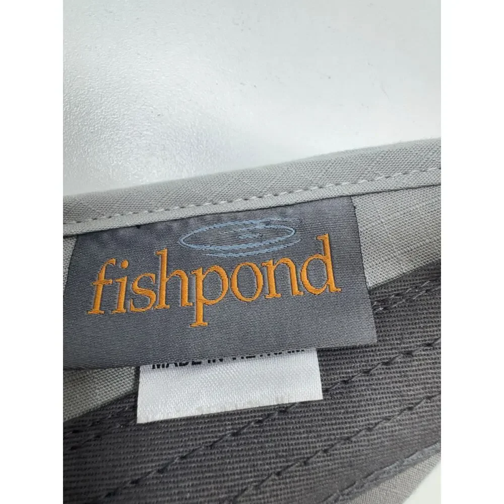 Fishpond Fly Fishing Co Visor Adjustable Gray Outdoors Gorpcore Dad Core Cotton
